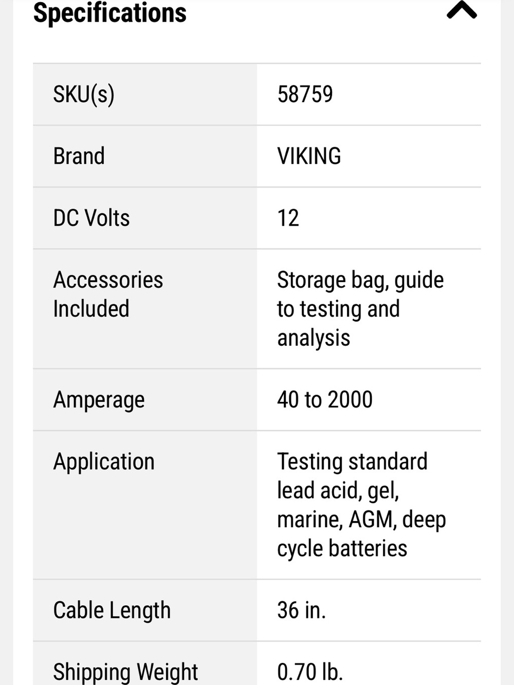 VIKING Battery System Analyzer - Picture 8 of 8
